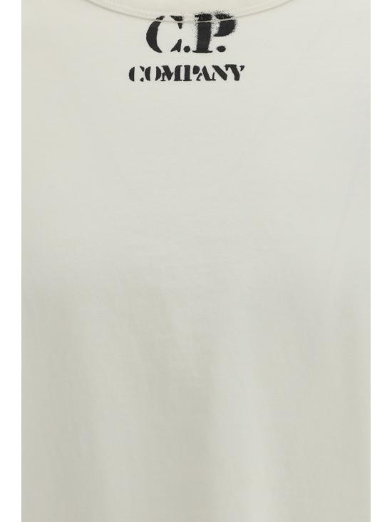 26SS 씨피 컴퍼니 반팔 티셔츠 20CMTS214A006057O 103 WHITE - C.P. COMPANY
