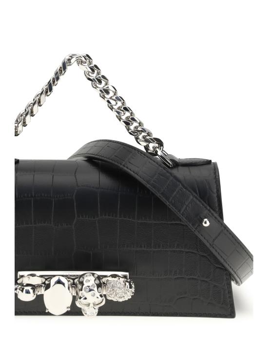 26SS 알렉산더 맥퀸 숄더백 8661381HBT2 1000 BLACK - ALEXANDER MCQUEEN