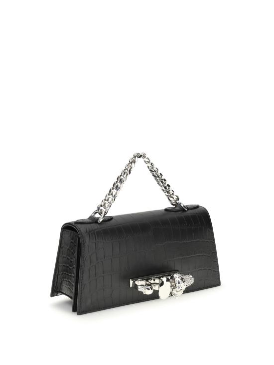 26SS 알렉산더 맥퀸 숄더백 8661381HBT2 1000 BLACK - ALEXANDER MCQUEEN