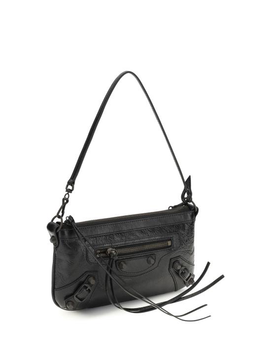 26SS 발렌시아가 숄더백 8639602ABEK 1000 BLACK - BALENCIAGA