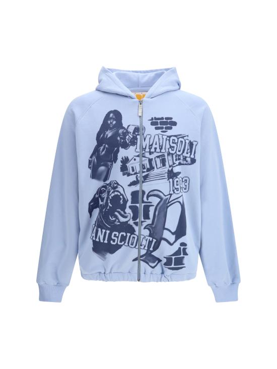 26SS 피디에프 후드 티셔츠 DFM55022TJ103 MAISL LIGHT BLUE