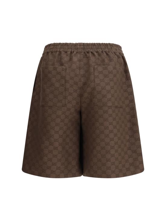26SS 구찌 숏팬츠 810782ZAM7G 2063 BROWN - GUCCI