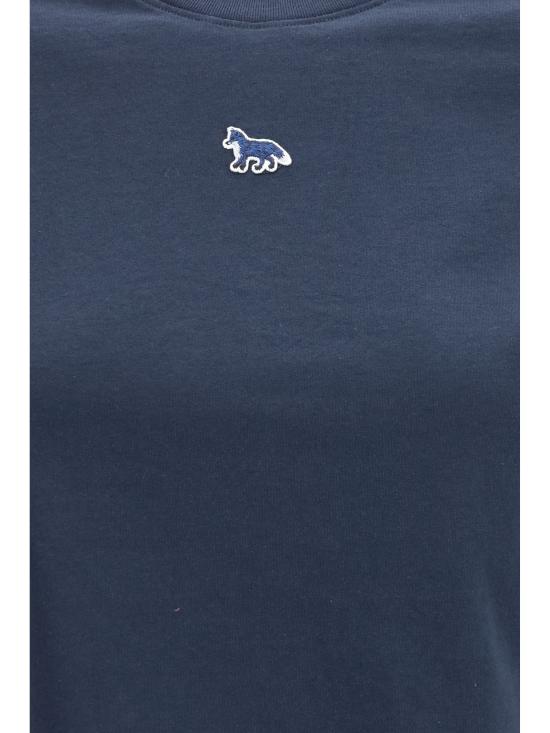 26SS 메종키츠네 베이비 폭스 베이비 티셔츠 MW00105KJ7026 0413 BLUE - MAISON KITSUNE