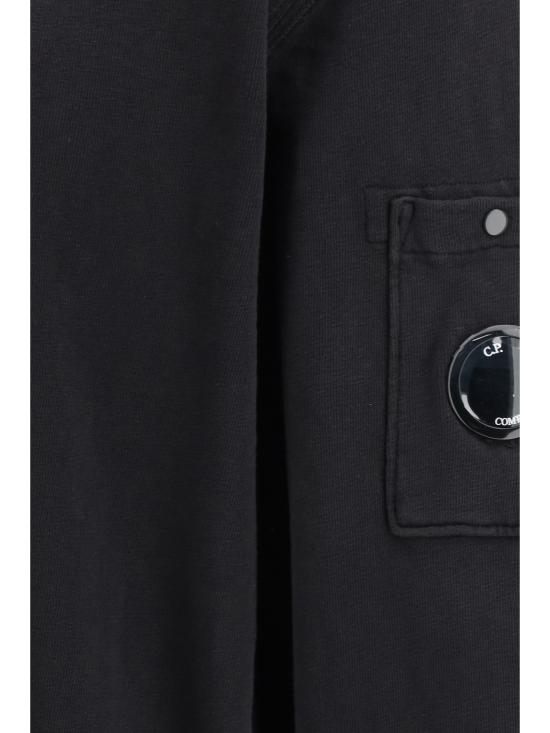 26SS 씨피 컴퍼니 후드 티셔츠 20CMSS207A110337O 999 BLACK - C.P. COMPANY