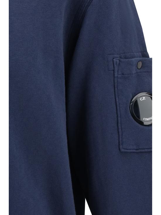 26SS 씨피 컴퍼니 후드 티셔츠 20CMSS207A110337O 889 BLUE - C.P. COMPANY