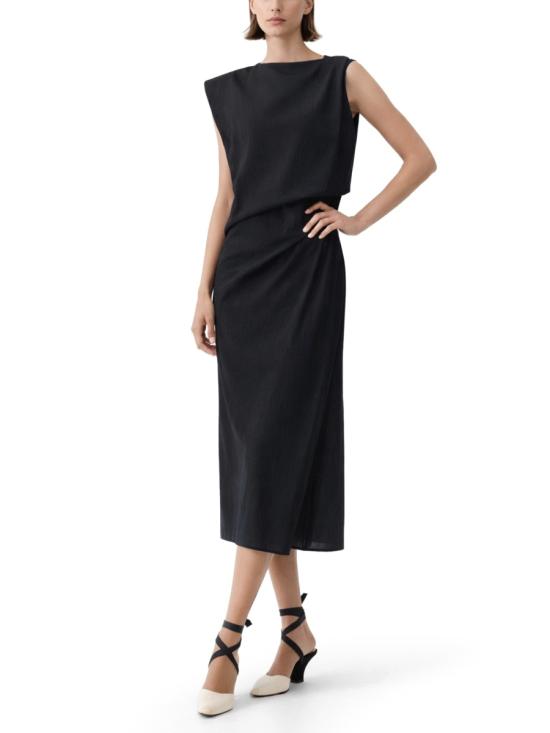 26SS 자크뮈스 미디 원피스 DRW00751AW0 0777990 BLACK - JACQUEMUS