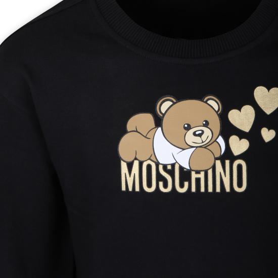  [키즈] 모스키노 티셔츠 HDF05W LDA16 60100 BLACK - MOSCHINO