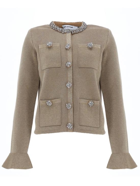 26SS 셀프 포트레이트 스웨터 RS26 206C GD GOLD