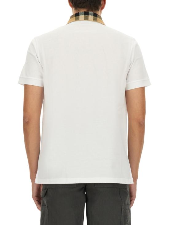 26SS 버버리 코튼 폴로 셔츠 8071621 A1464 WHITE - BURBERRY