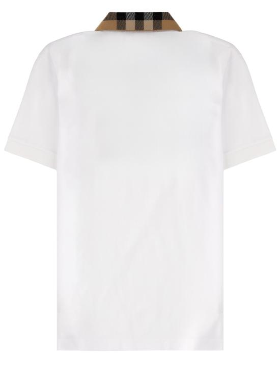 26SS 버버리 코튼 폴로 셔츠 8071621 A1464 WHITE - BURBERRY