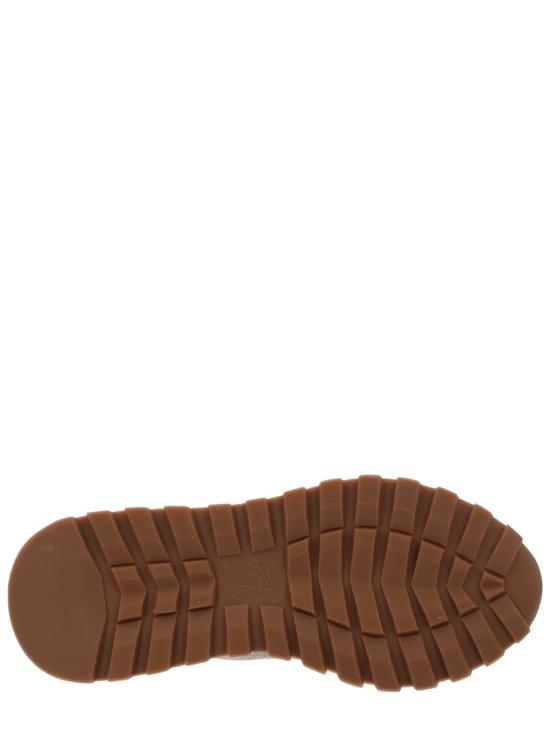 26SS 브루넬로 쿠치넬리 스파클링 아일렛 스웨이드 & 스파클링 코튼 니트 러너 MZ35G2490 C9447 BEIGE - BRUNELLO CUCINELLI