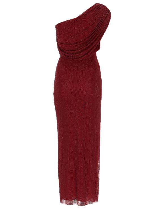 26SS 셀프 포트레이트 롱 원피스 RS26 002M BU BURGUNDY BORDEAUX - SELF PORTRAIT