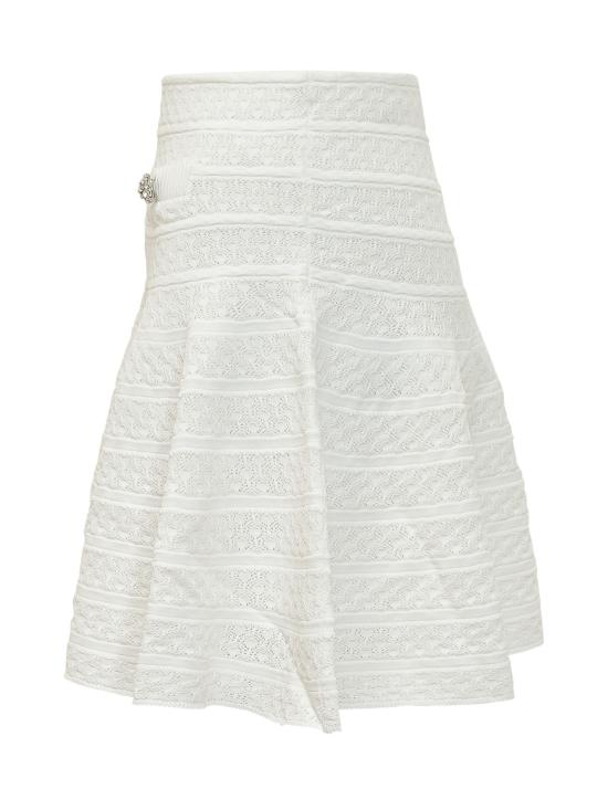 26SS 셀프 포트레이트 스커트 SS26063SKW WHITE - SELF PORTRAIT