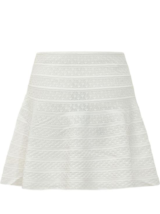 26SS 셀프 포트레이트 스커트 SS26063SKW WHITE - SELF PORTRAIT