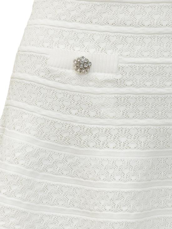 26SS 셀프 포트레이트 스커트 SS26063SKW WHITE - SELF PORTRAIT