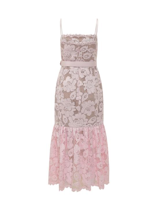 26SS 셀프 포트레이트 미디 원피스 SS26007MAP PINK - SELF PORTRAIT