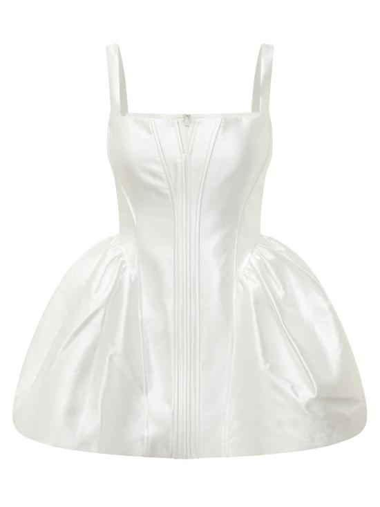 26SS 셀프 포트레이트 숏 원피스 SS26269SW WHITE