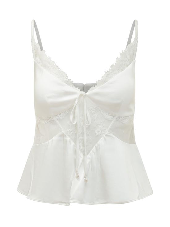 26SS 셀프 포트레이트 반팔 티셔츠 SS26014TW WHITE