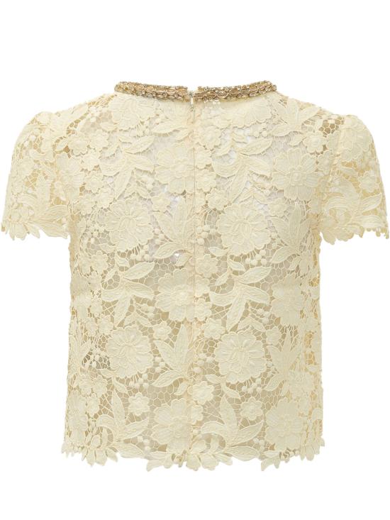 26SS 셀프 포트레이트 반팔 티셔츠 SS26096TAY YELLOW - SELF PORTRAIT