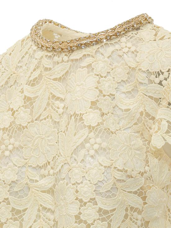 26SS 셀프 포트레이트 반팔 티셔츠 SS26096TAY YELLOW - SELF PORTRAIT