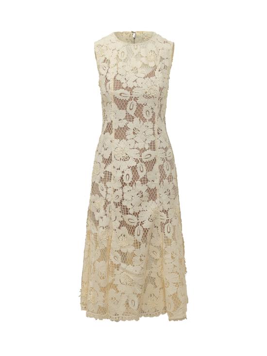 26SS 셀프 포트레이트 미디 원피스 SS26094MY YELLOW