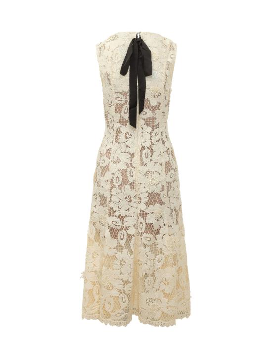 26SS 셀프 포트레이트 미디 원피스 SS26094MY YELLOW - SELF PORTRAIT