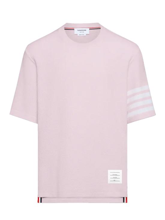 26SS 톰브라운 텍스처드 피케 4바 티 MJS296A J0248 680 PINK DOM