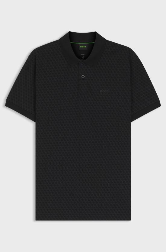 26SS 휴고보스 폴로 티셔츠 50554591 001 BLACK DOM