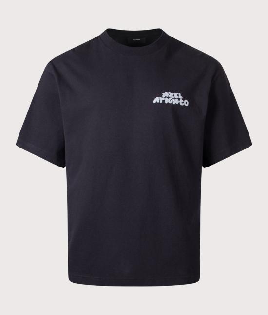 26SS 악셀 아리가토 반팔 티셔츠 A3870002 BLACK DOM