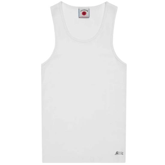 26SS 아이스크림 민소매 티셔츠 IC25266 WHITE DOM
