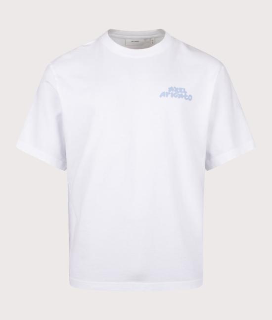 26SS 악셀 아리가토 반팔 티셔츠 A3870001 WHITE DOM