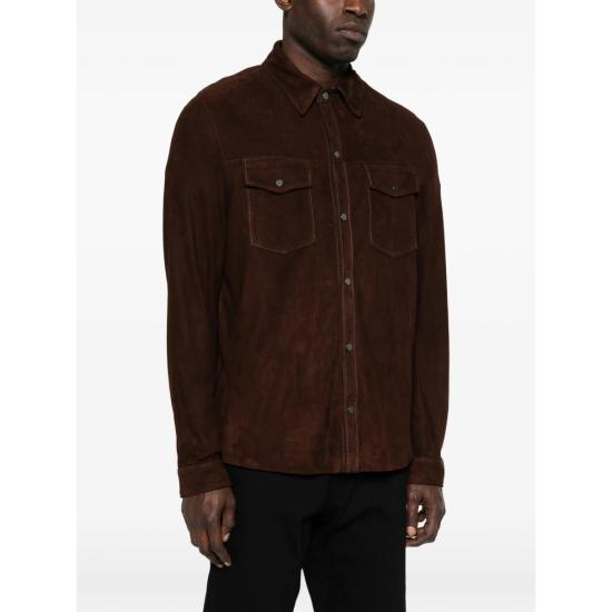 26SS 살바토레 산토로 긴팔 셔츠 50516 U DKBRO BROWN - SALVATORE SANTORO