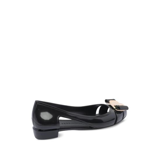 26SS 살바토레 페라가모 플랫 슈즈 01K557 0785441 1C NERO BLACK - SALVATORE FERRAGAMO
