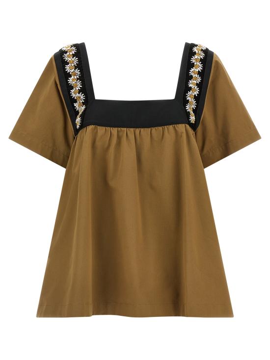 26SS 프라다 반팔 티셔츠 P981NRSOOO19Q7F0594 Beige