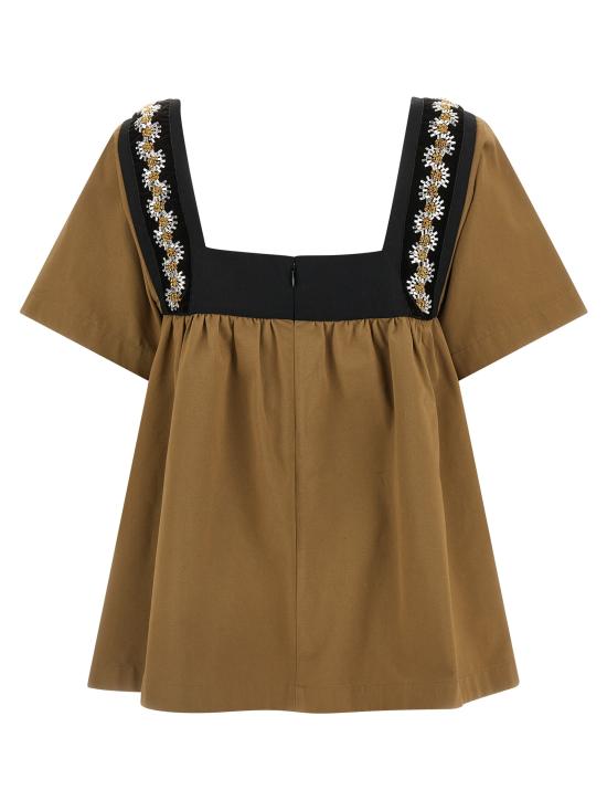 26SS 프라다 반팔 티셔츠 P981NRSOOO19Q7F0594 Beige - PRADA