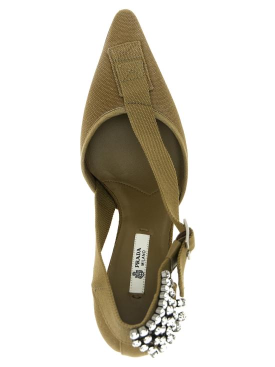 26SS 프라다 힐/펌프스 1I443OFB075010F0161 Green - PRADA