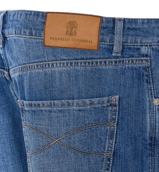26SS 브루넬로 쿠치넬리 데님 팬츠 M0Z37X1290 C1471 Blue - BRUNELLO CUCINELLI