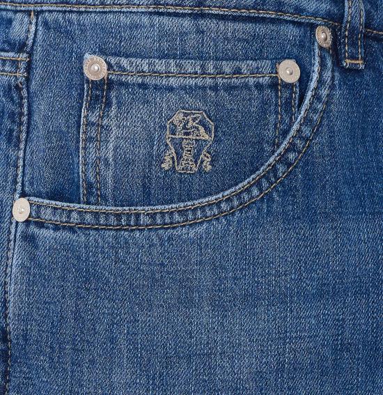 26SS 브루넬로 쿠치넬리 데님 팬츠 M0Z37X1290 C1471 Blue - BRUNELLO CUCINELLI