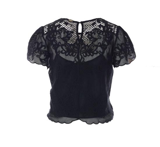 26SS 트윈셋 반팔 티셔츠 261TP2581 00006 Black - TWINSET