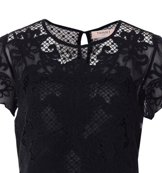 26SS 트윈셋 반팔 티셔츠 261TP2581 00006 Black - TWINSET