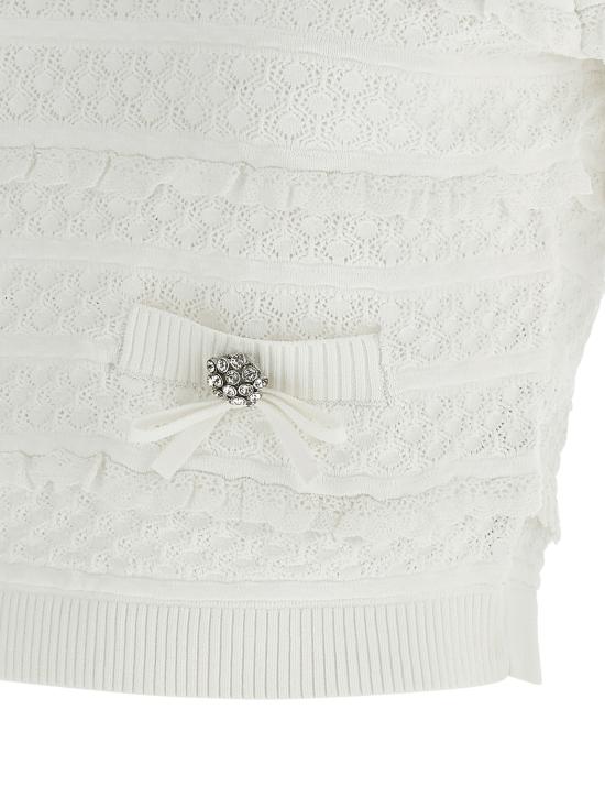 26SS 셀프 포트레이트 반팔 티셔츠 SS26063TWWHITE White - SELF PORTRAIT