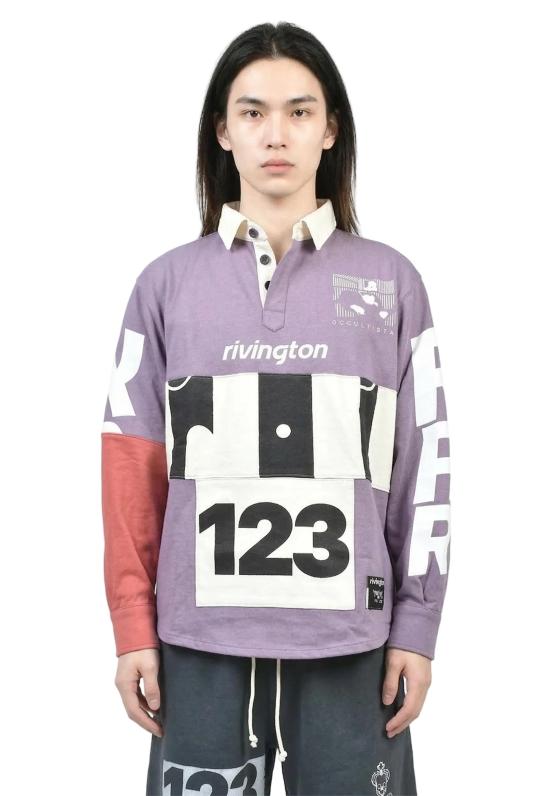 26SS 리빙톤 르아 레비스 123 후드 티셔츠 APOC OP70 PURP