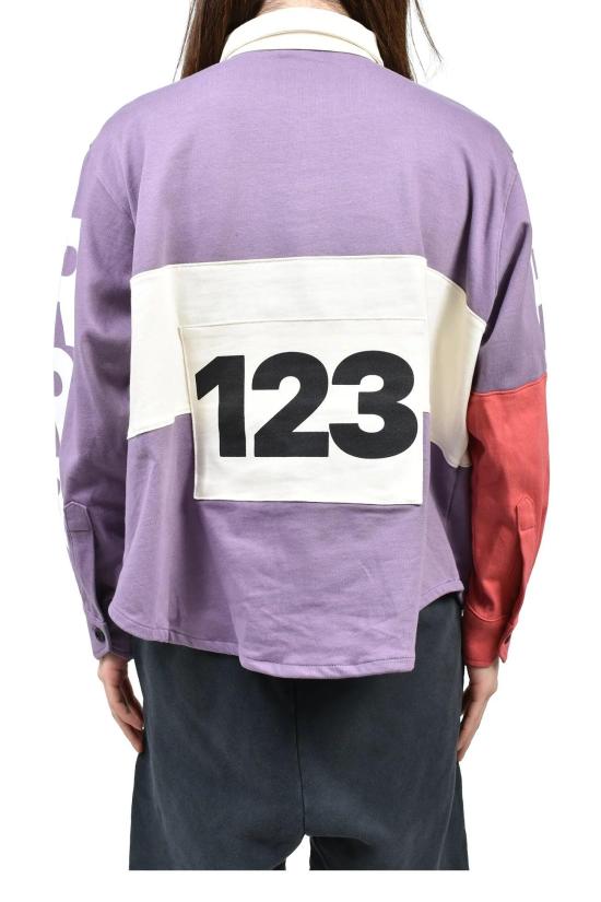 26SS 리빙톤 르아 레비스 123 후드 티셔츠 APOC OP70 PURP - RIVINGTON ROI REBIS 123