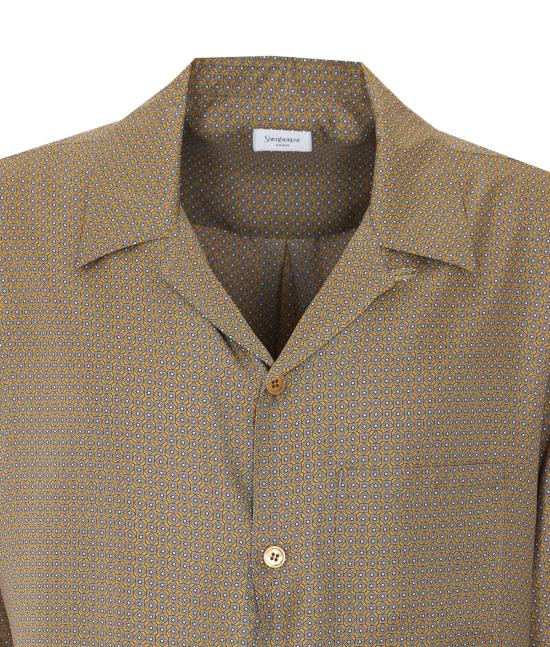 26SS 생로랑 반팔 셔츠 860621 Y2N627068 Green - SAINT LAURENT