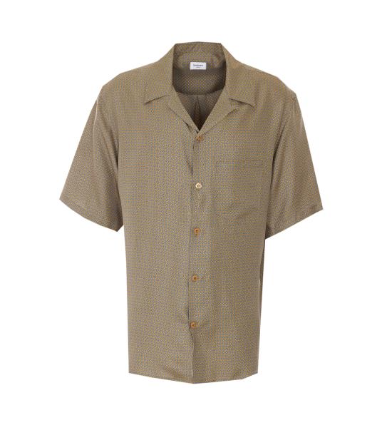 26SS 생로랑 반팔 셔츠 860621 Y2N627068 Green