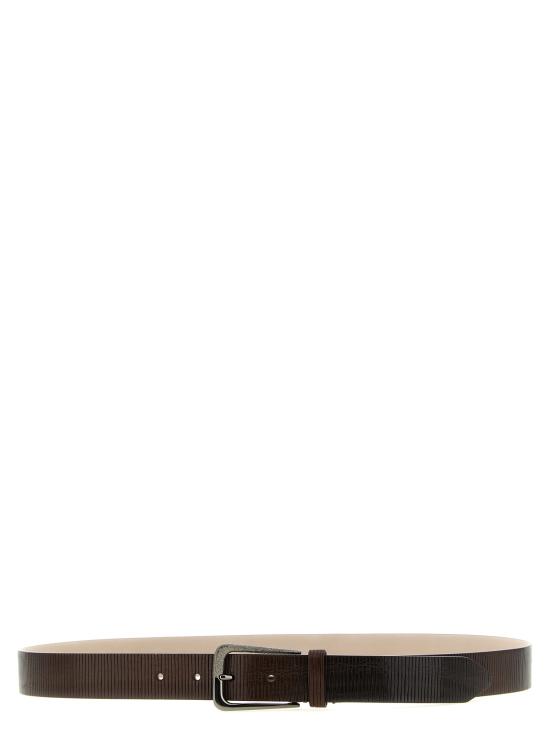 26SS 브루넬로 쿠치넬리 레귤러 벨트 M0GUAC33MPC8744 Brown