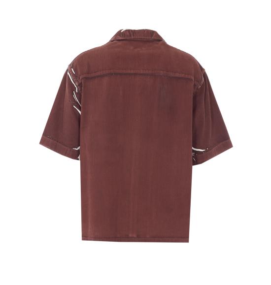 26SS 마르니 반팔 셔츠 CUJU0017A2 USCY64PRM37 Brown - MARNI