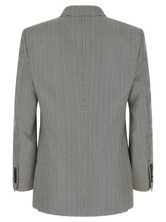 26SS 톰포드 수트 자켓 JLNP02S0269NWA White Black - TOMFORD