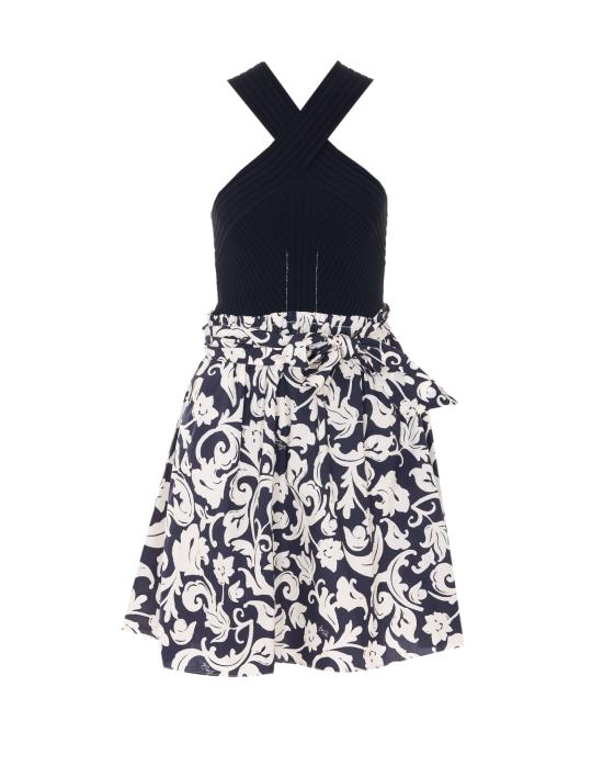 26SS 리우조 미디 원피스 WA6467MS55N P9445 Black