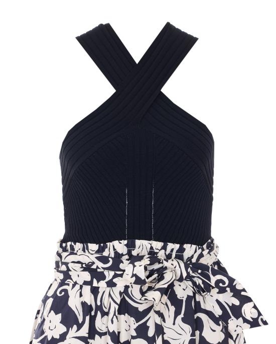 26SS 리우조 미디 원피스 WA6467MS55N P9445 Black - LIU JO